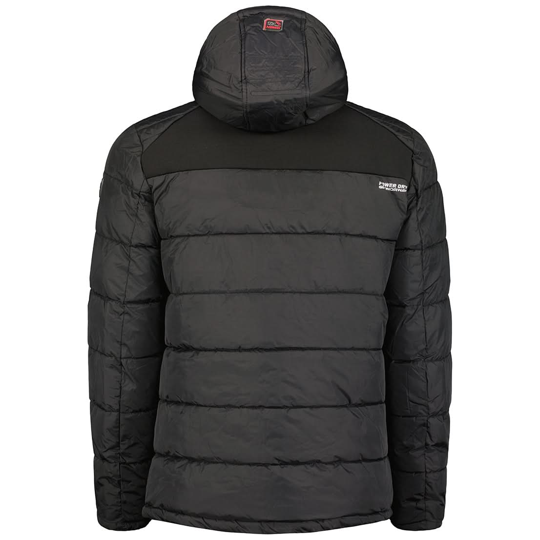 Geographical Norway Beachwood Homme - Two-tone contrasting quilted Puffer jacket Black Red - Geographical Norway - S Black Red