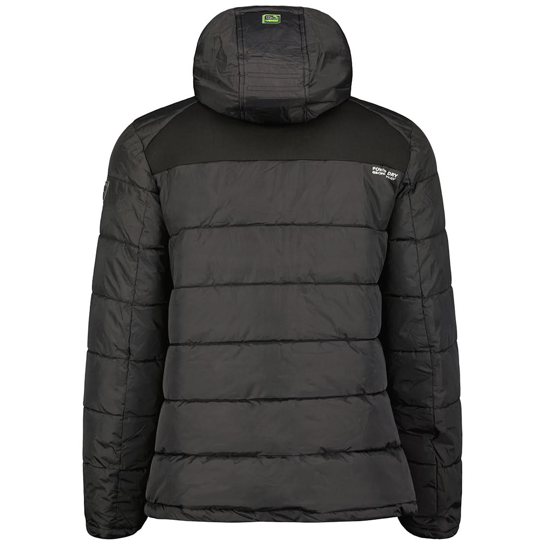 Geographical Norway Beachwood Homme - Puffer jacket bimatière contrastée et matelassée Noir Vert - Geographical Norway - S Noir Vert