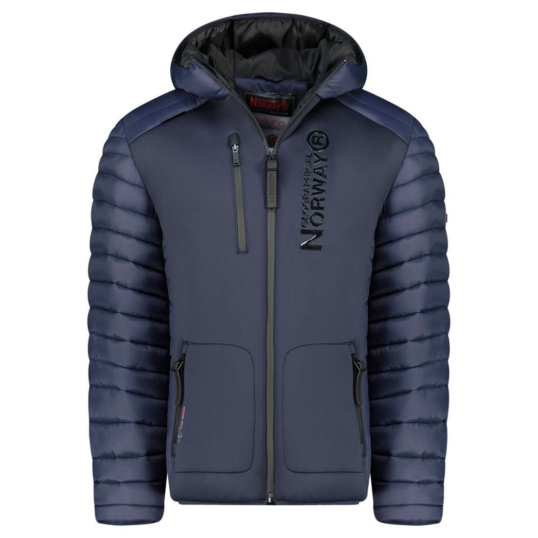 Geographical Norway Geographical Norway Briwood Hombre - Chaqueta bimaterial con capucha - Geographical Norway BRIWOOD_MEN_NOIR_SDB-BRIWOOD_MEN_NOIR_M_SDB-BRIWOOD_MEN_NOIR_L_SDB-BRIWOOD_MEN_NOIR_XL_SDB-BRIWOOD_MEN_NOIR_XXL_SDB-BRIWOOD_MEN_NOIR_3XL_SDB-BRIWOOD_MEN_GRIS_FONCE_S_SDB-BRIWOOD_MEN_GRIS_FONCE_M_SDB-BRIWOOD_MEN_GRIS_FONCE_L_SDB-BRIWOOD_MEN_GRIS_FONCE_XL_SDB