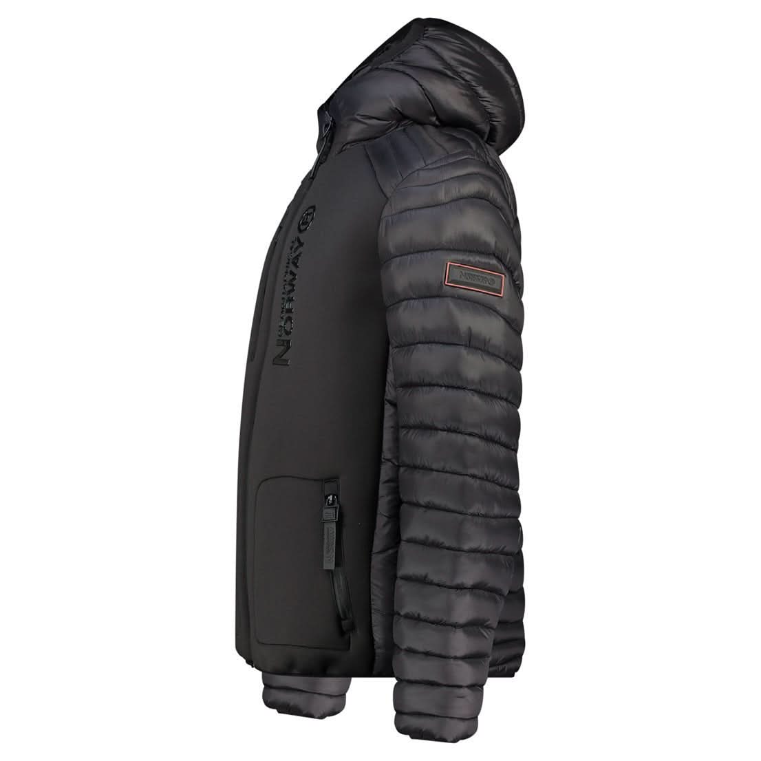 Geographical Norway Geographical Norway Briwood Hombre - Chaqueta bimaterial con capucha - Geographical Norway BRIWOOD_MEN_NOIR_SDB-BRIWOOD_MEN_NOIR_M_SDB-BRIWOOD_MEN_NOIR_L_SDB-BRIWOOD_MEN_NOIR_XL_SDB-BRIWOOD_MEN_NOIR_XXL_SDB-BRIWOOD_MEN_NOIR_3XL_SDB-BRIWOOD_MEN_GRIS_FONCE_S_SDB-BRIWOOD_MEN_GRIS_FONCE_M_SDB-BRIWOOD_MEN_GRIS_FONCE_L_SDB-BRIWOOD_MEN_GRIS_FONCE_XL_SDB