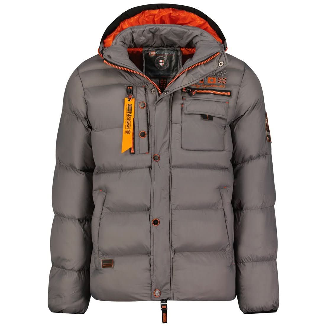 Geographical Norway Citernier Homme - Blouson matelassé Gris Foncé - Geographical Norway - S Gris Foncé