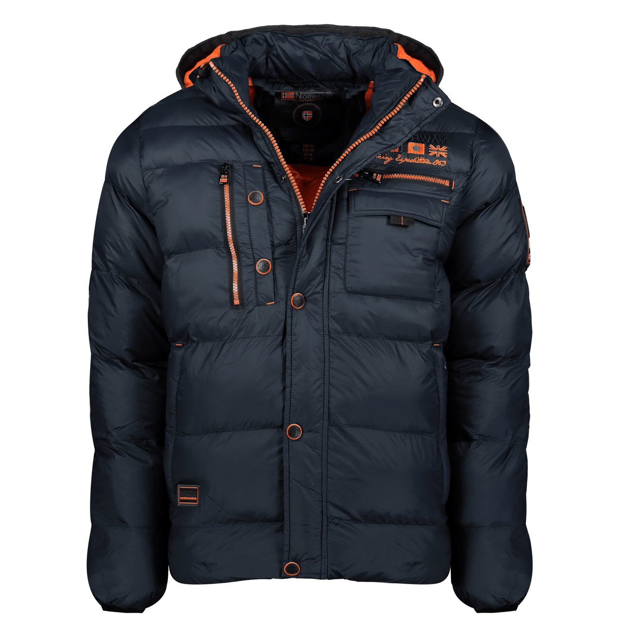Geographical Norway Citernier Uomo - Giacca trapuntata in stile navy - Geographical Norway - S Navy