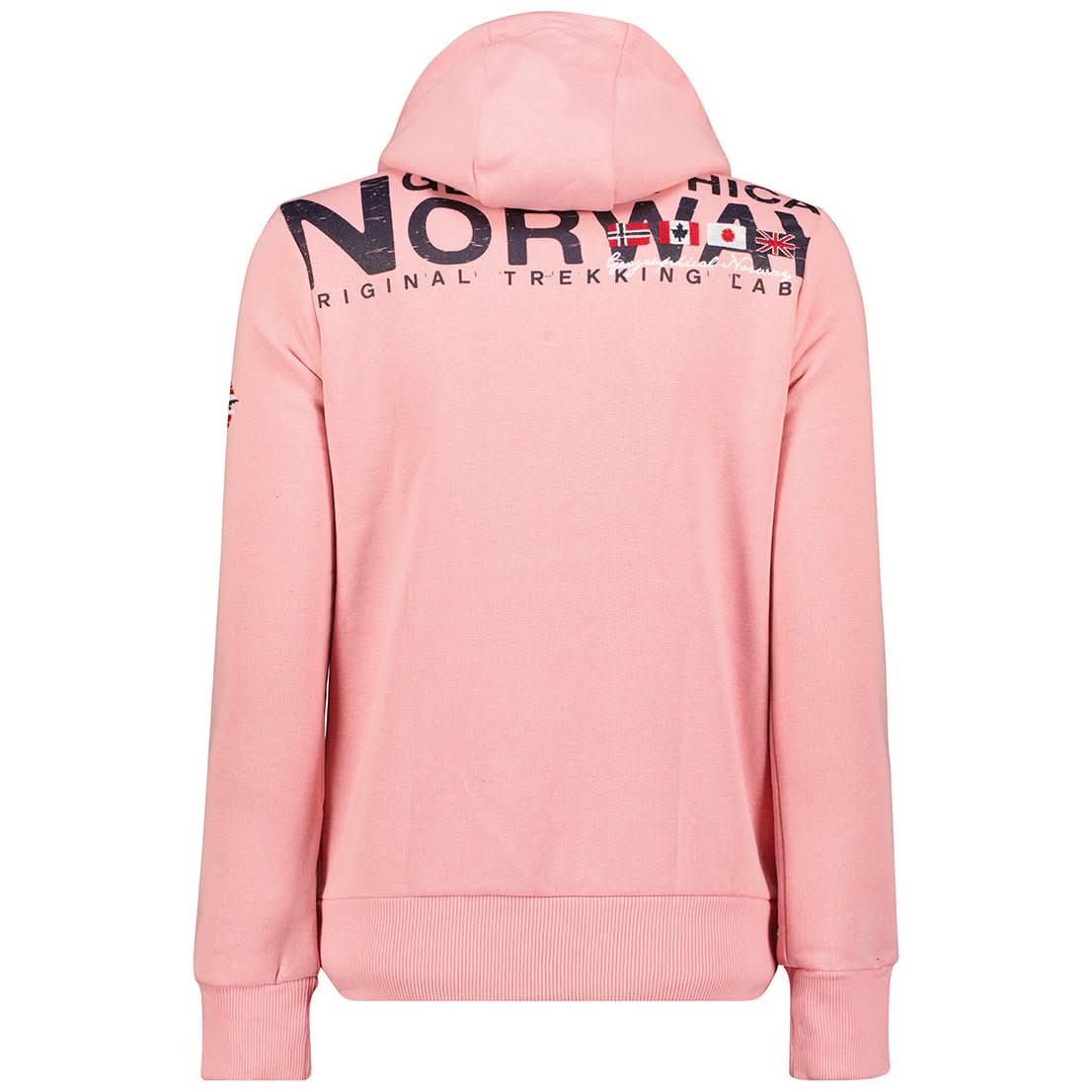 Geographical Norway Fespote Femme - Sweat à capuche - Geographical Norway - S Rose Pale