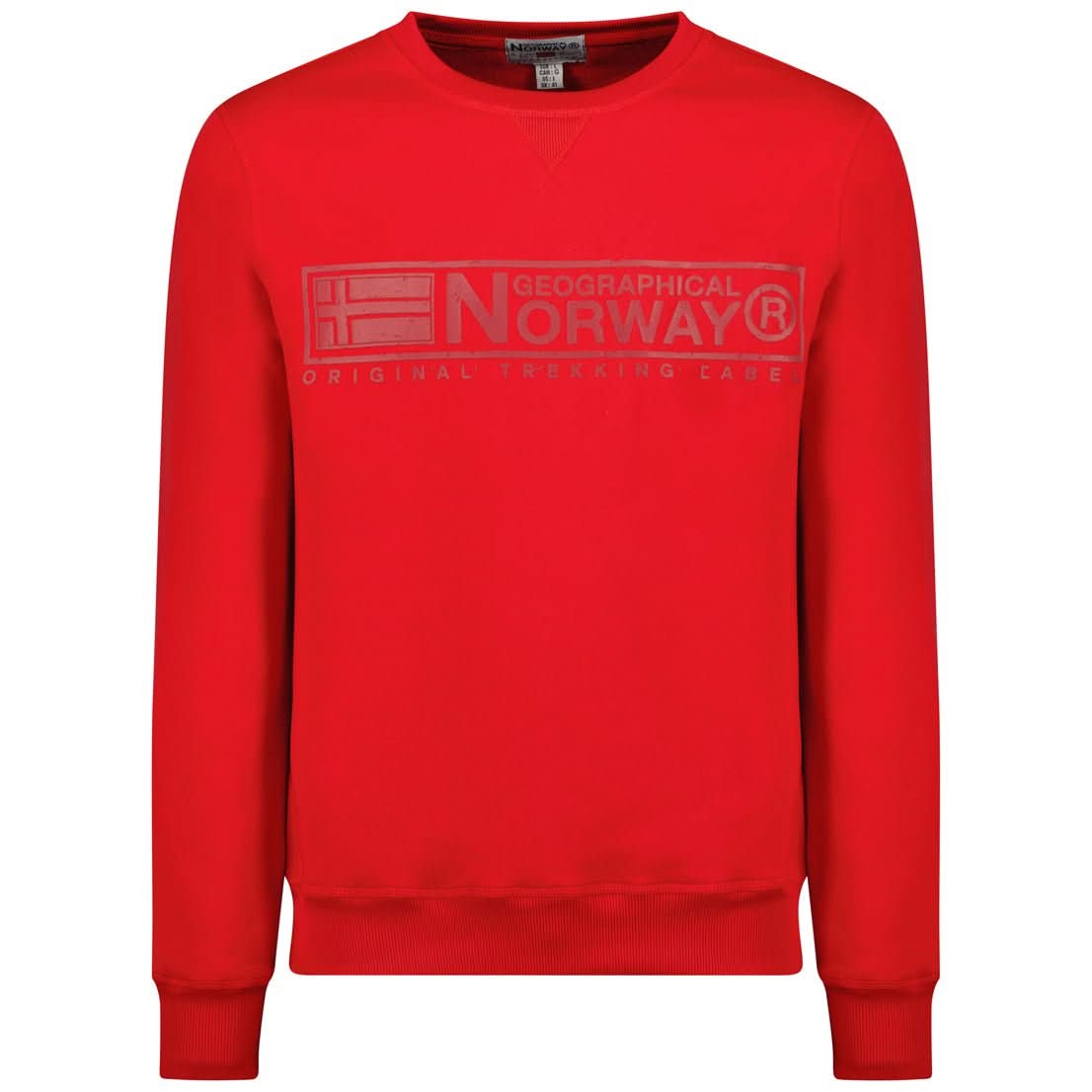 Geographical Norway Gantoine Homme - Sweatshirt - Geographical Norway - S Rot
