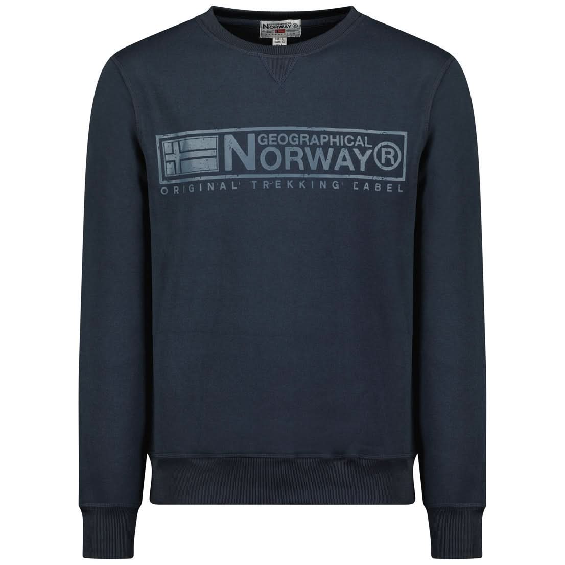 Geographical Norway Gantoine Homme - Sweatshirt - Geographical Norway - S Marine