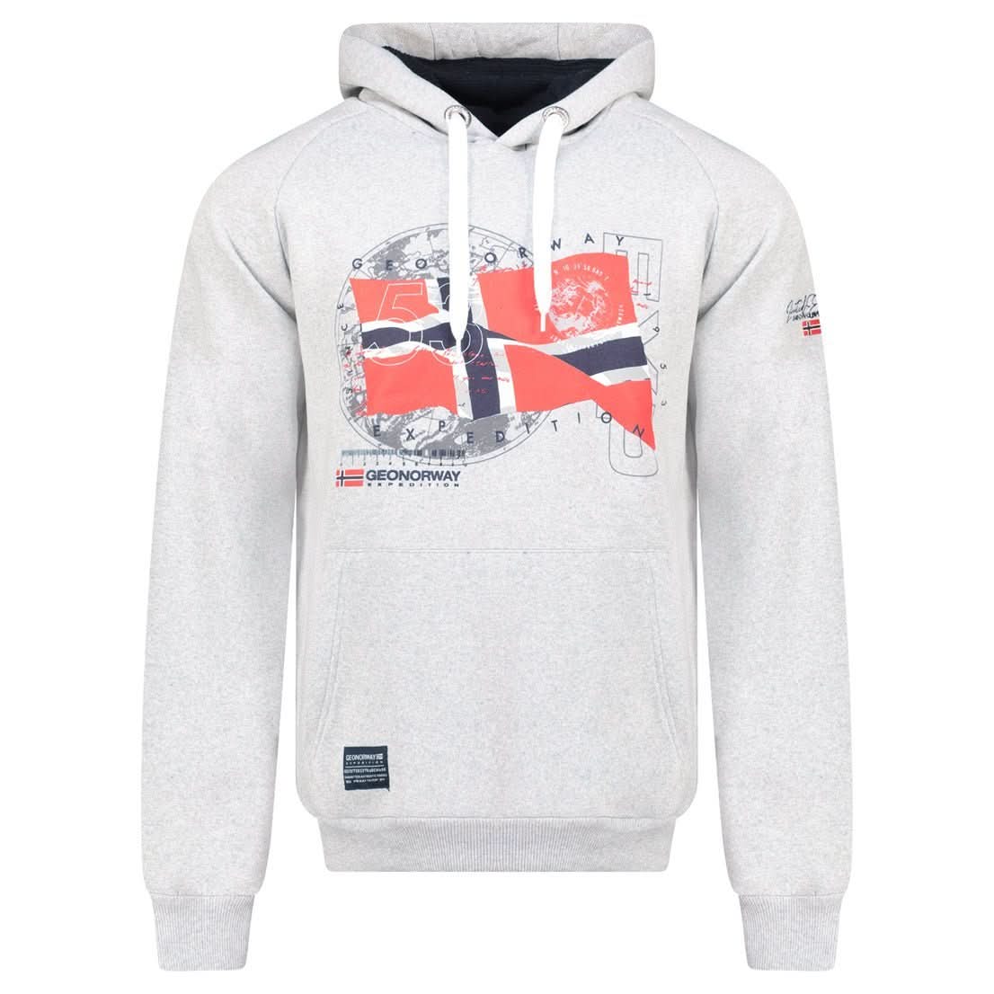 Geographical Norway GDRAP Homme - Sweat à Capuche avec Drapeau et Impressions - Geographical Norway GDRAP_MEN_MARINE_S_SDB-GDRAP_MEN_BLANC_S_SDB-GDRAP_MEN_MARINE_M_SDB-GDRAP_MEN_BLANC_M_SDB-GDRAP_MEN_MARINE_L_SDB-GDRAP_MEN_BLANC_L_SDB-GDRAP_MEN_MARINE_XL_SDB-GDRAP_MEN_BLANC_XL_SDB-GDRAP_MEN_MARINE_XXL_SDB-GDRAP_MEN_BLANC_XXL_SDB