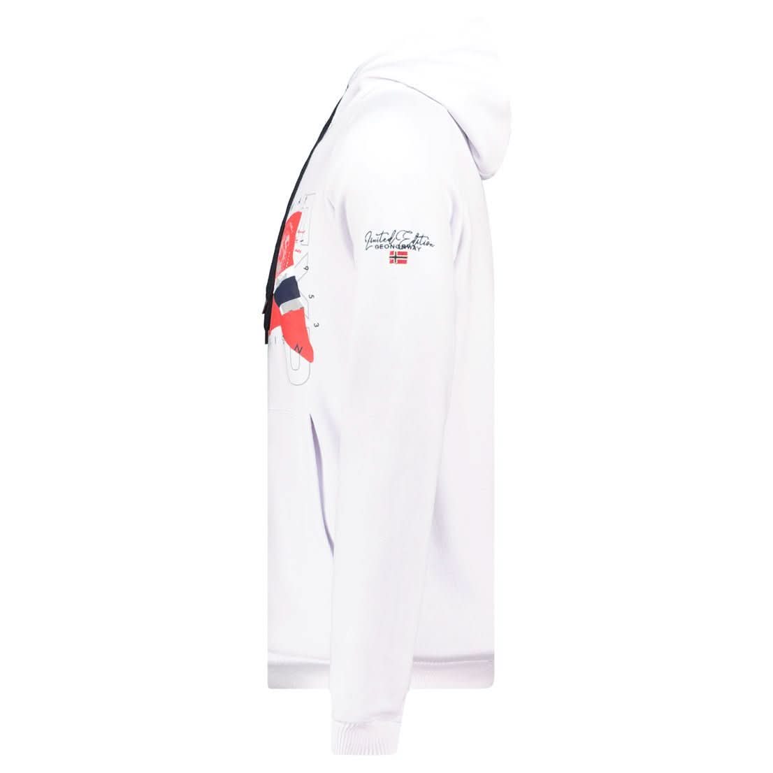 Geographical Norway GDRAP Homme - Sweat à Capuche avec Drapeau et Impressions - Geographical Norway GDRAP_MEN_MARINE_S_SDB-GDRAP_MEN_BLANC_S_SDB-GDRAP_MEN_MARINE_M_SDB-GDRAP_MEN_BLANC_M_SDB-GDRAP_MEN_MARINE_L_SDB-GDRAP_MEN_BLANC_L_SDB-GDRAP_MEN_MARINE_XL_SDB-GDRAP_MEN_BLANC_XL_SDB-GDRAP_MEN_MARINE_XXL_SDB-GDRAP_MEN_BLANC_XXL_SDB