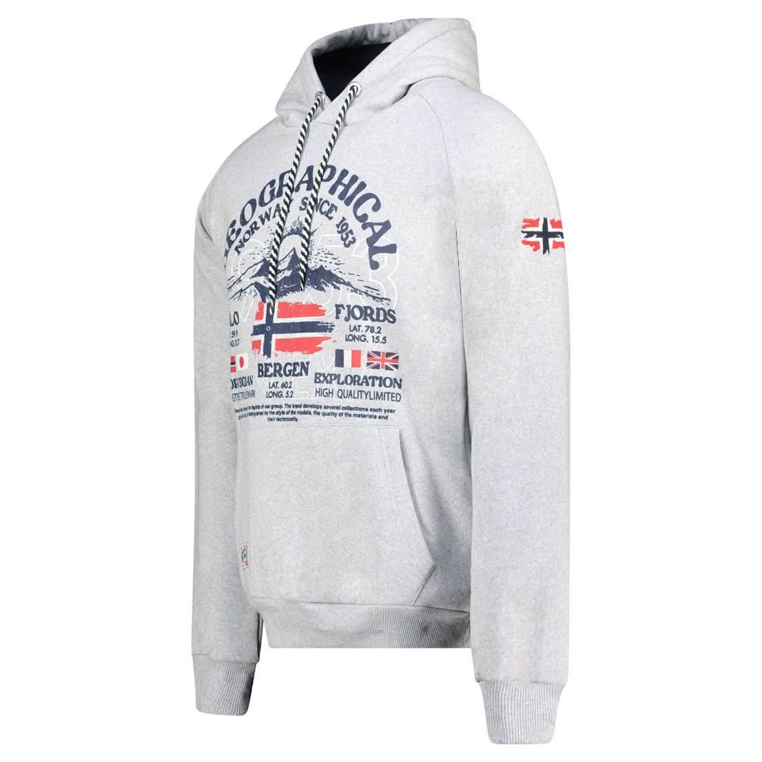 Geographical Norway Gommy Homme – Sweat à Capuche avec Impressions et Drapeau - Geographical Norway GOMMY_MEN_NOIR_S_SDB-GOMMY_MEN_NOIR_M_SDB-GOMMY_MEN_NOIR_L_SDB-GOMMY_MEN_NOIR_XL_SDB-GOMMY_MEN_NOIR_XXL_SDB-GOMMY_MEN_NOIR_3XL_SDB-GOMMY_MEN_GRIS_CLAIR_S_SDB-GOMMY_MEN_GRIS_CLAIR_M_SDB-GOMMY_MEN_GRIS_CLAIR_L_SDB-GOMMY_MEN_GRIS_CLAIR_XL_SDB