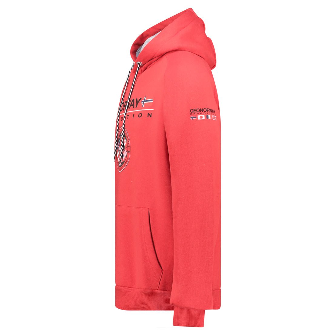 Geographical Norway GVICK Homme – Sweat à capuche avec Impressions et Drapeau - Geographical Norway GVICK_MEN_NOIR_S_SDB-GVICK_MEN_NOIR_M_SDB-GVICK_MEN_NOIR_L_SDB-GVICK_MEN_NOIR_XL_SDB-GVICK_MEN_NOIR_XXL_SDB-GVICK_MEN_NOIR_3XL_SDB-GVICK_MEN_GRIS_FONCE_S_SDB-GVICK_MEN_GRIS_FONCE_M_SDB-GVICK_MEN_GRIS_FONCE_L_SDB-GVICK_MEN_GRIS_FONCE_XL_SDB