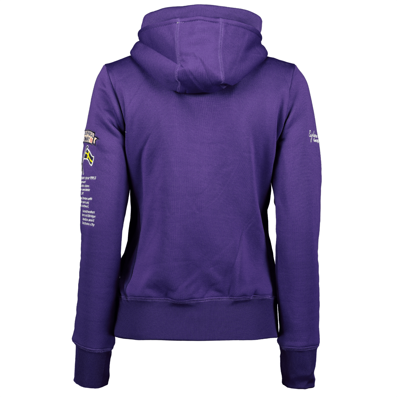 Geographical Norway Gymclass Woman - Hooded sweatshirt - Geographical Norway - S Violet