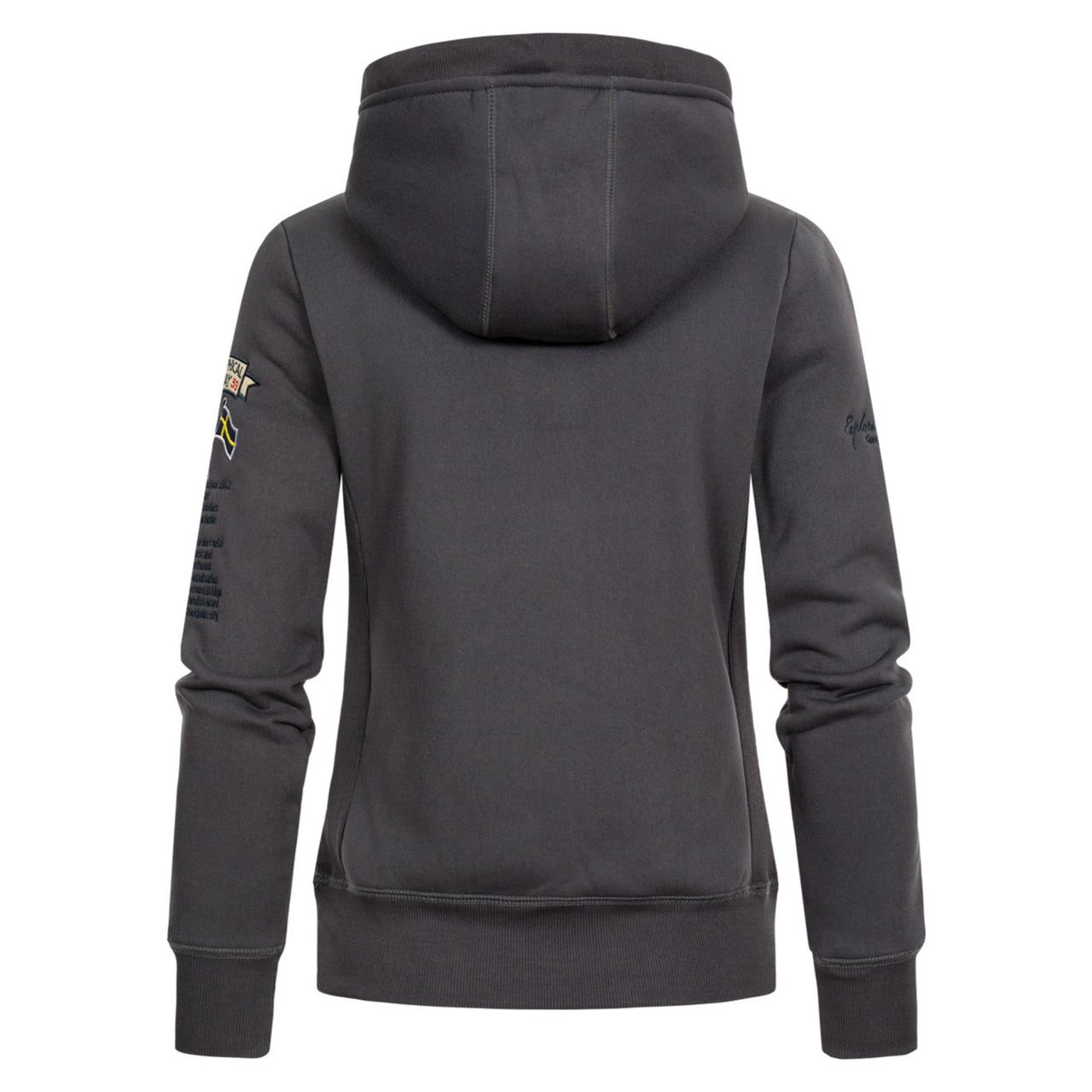 Geographical Norway Gymclass Femme - Sweat à capuche - Geographical Norway - S Gris Fonce