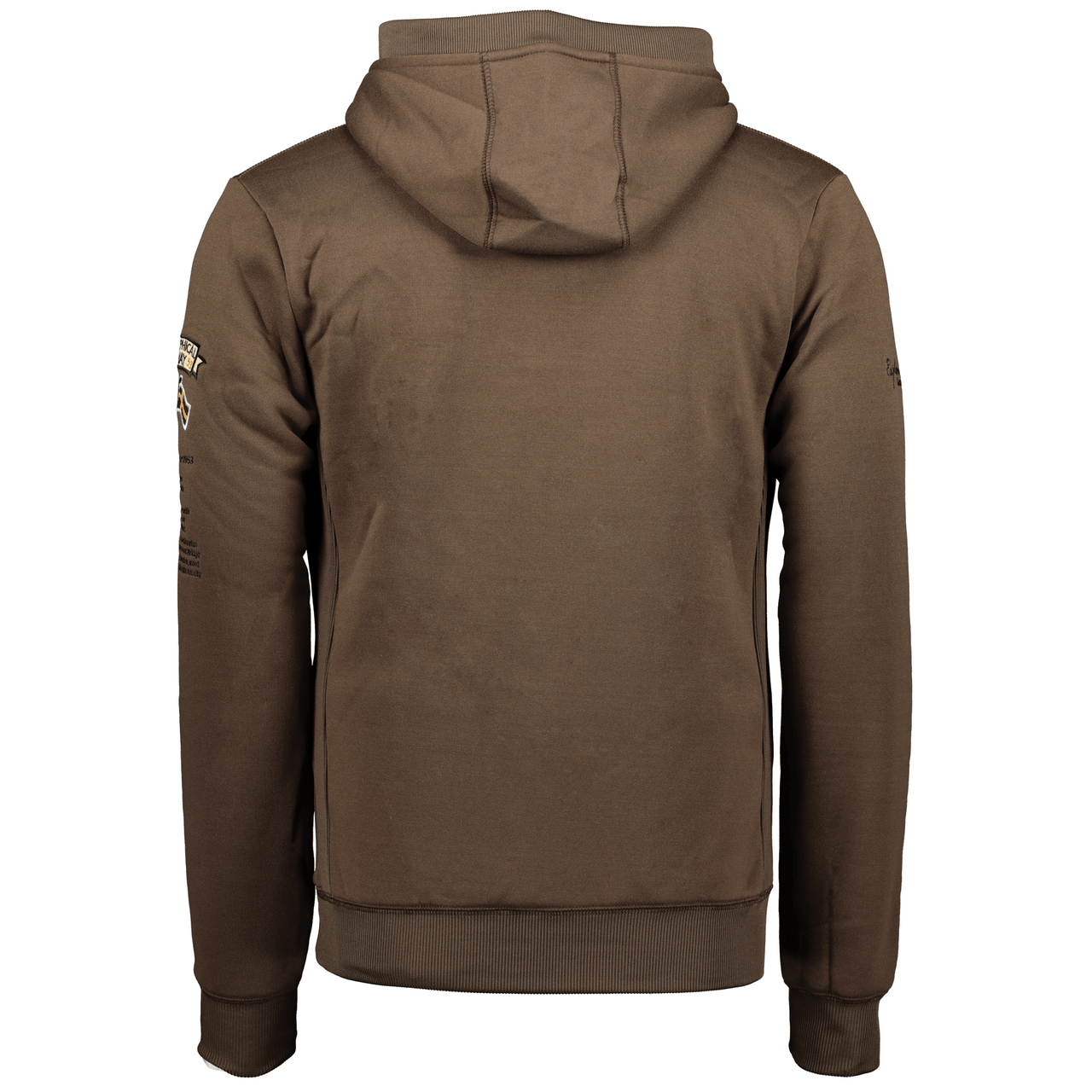 Geographical Norway Gymclass Uomo - Felpa con cappuccio - Geographical Norway - 3XL Marrone