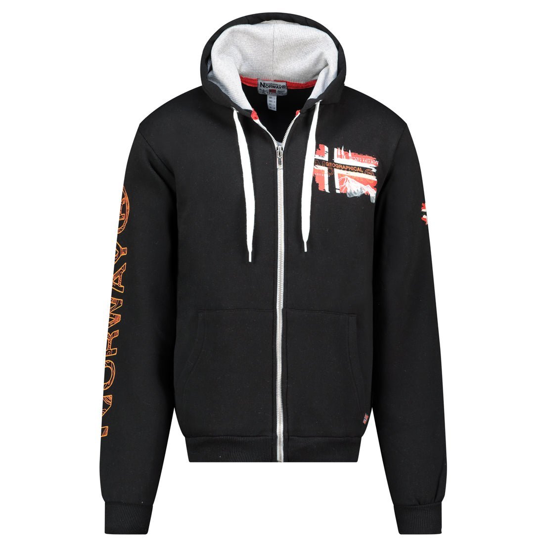 Geographical Geographical Norway GYSUIS Hombre - Sudadera con capucha con estampados y bandera - Geographical Norway GYSUIS_MEN_NOIR_S_S_SDB-GYSUIS_MEN_BLANC_S_SDB-GYSUIS_MEN_MARINE_S_SDB-GYSUIS_MEN_WHITE_M_SDB-GYSUIS_MEN_MARINE_M_SDB-GYSUIS_MEN_BLACK_M_SDB-GYSUIS_MEN_MARINE_L_SDB-GYSUIS_MEN_WHITE_L_SDB-GYSUIS_MEN_BLACK_L_SDB-GYSUIS_MEN_MARINE_XL_SDB