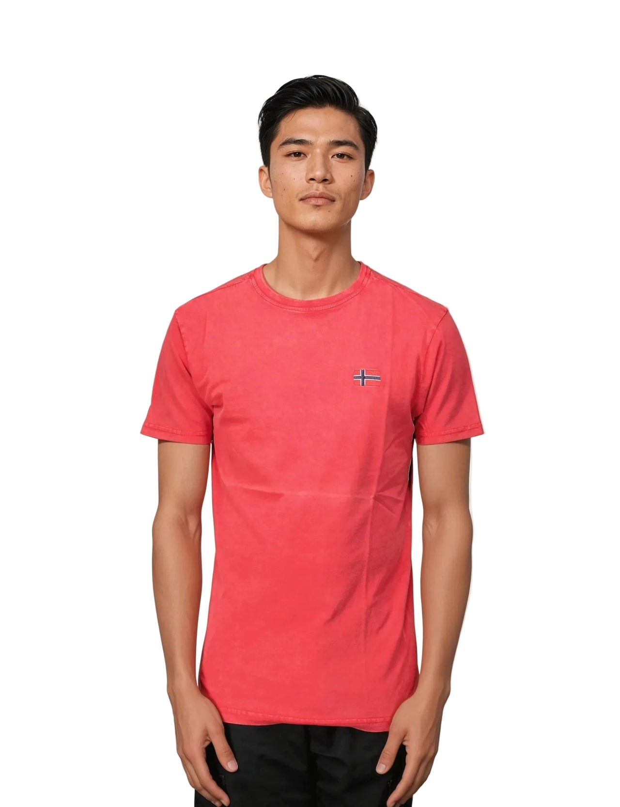 Geographical Norway Jactus - T-Shirt Mann Kurzarm mit Flagge - Geographical Norway JACTUS_MEN_BEIGE_S_SDB-JACTUS_MEN_BEIGE_M_SDB-JACTUS_MEN_BEIGE_L_SDB-.JACTUS_MEN_BEIGE_XL_SDB-JACTUS_MEN_BEIGE_XXL_SDB-JACTUS_MEN_BEIGE_3XL_SDB-JACTUS_MEN_BLEU_S_SDB-JACTUS_MEN_BLEU_M_SDB-JACTUS_MEN_BLEU_L_SDB-JACTUS_MEN_BLEU_XL_SDB