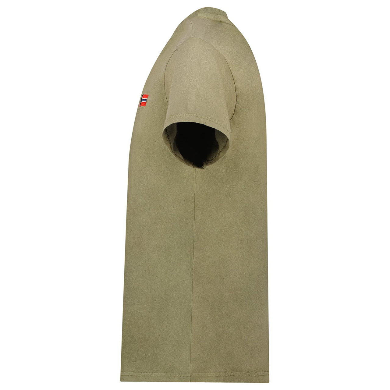 Geographical Geographical Norway Jactus - Camiseta manga corta hombre con bandera - Geographical Norway - S Caqui