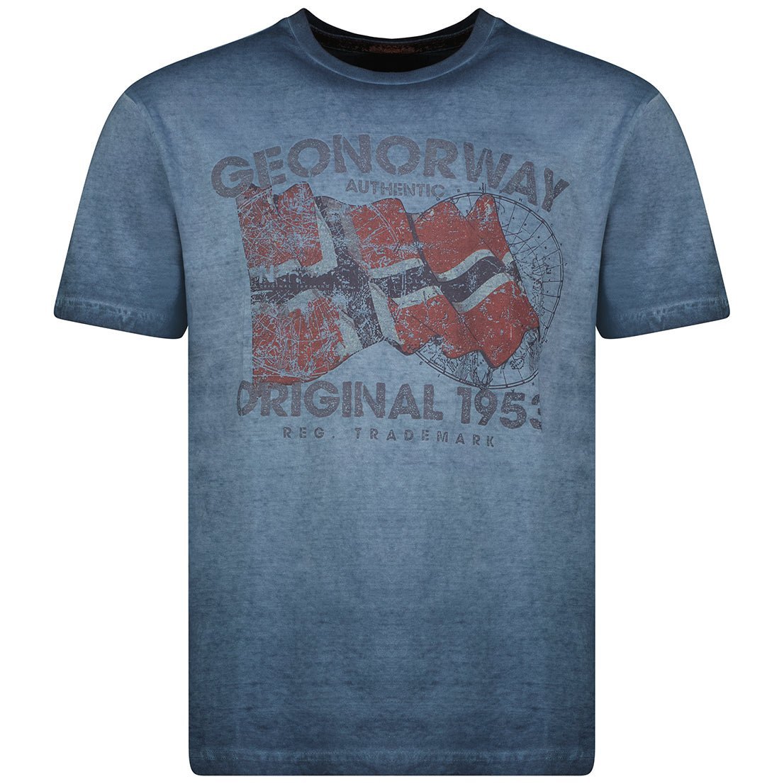 Geographical Norway Japoral Homme - T-shirt manches courtes et col rond - Geographical Norway JAPORAL_MEN_BLEU_S_SDB-JAPORAL_MEN_BLEU_M_SDB-JAPORAL_MEN_BLEU_L_SDB-JAPORAL_MEN_BLEU_XL_SDB-JAPORAL_MEN_BLEU_XXL_SDB-JAPORAL_MEN_BLEU_3XL_SDB-JAPORAL_MEN_CORAIL_S_SDB-JAPORAL_MEN_CORAIL_M_SDB-JAPORAL_MEN_CORAIL_L_SDB-JAPORAL_MEN_CORAIL_XL_SDB