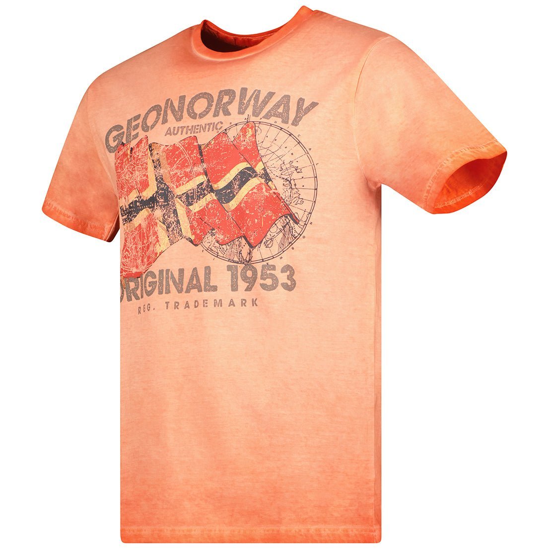 Geographical Norway Japoral Homme - T-shirt manches courtes et col rond - Geographical Norway JAPORAL_MEN_BLEU_S_SDB-JAPORAL_MEN_BLEU_M_SDB-JAPORAL_MEN_BLEU_L_SDB-JAPORAL_MEN_BLEU_XL_SDB-JAPORAL_MEN_BLEU_XXL_SDB-JAPORAL_MEN_BLEU_3XL_SDB-JAPORAL_MEN_CORAIL_S_SDB-JAPORAL_MEN_CORAIL_M_SDB-JAPORAL_MEN_CORAIL_L_SDB-JAPORAL_MEN_CORAIL_XL_SDB