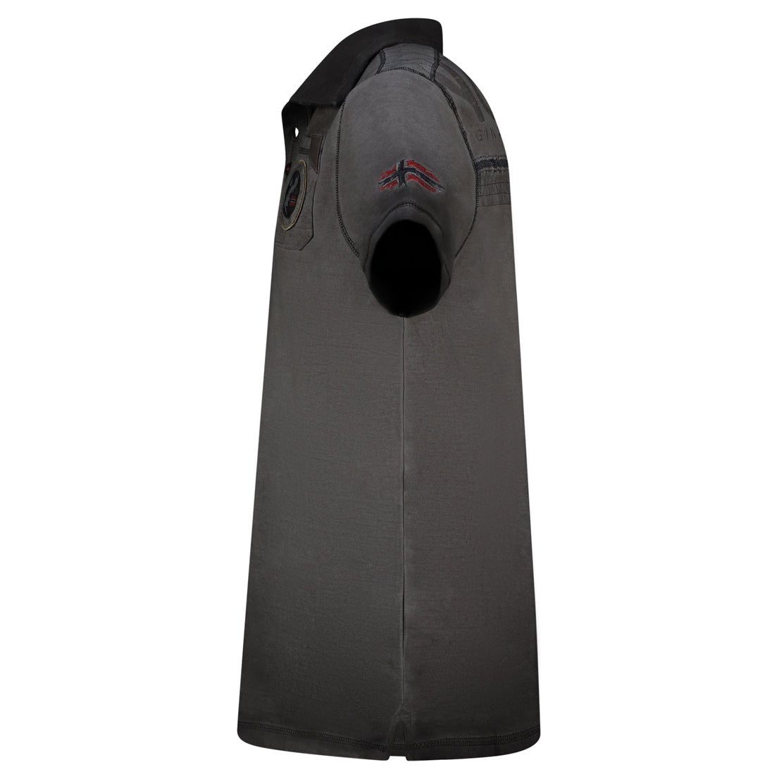 Geographical Norway KIMAC Hombre - Polo Manga Corta 100% Algodón - Geographical Norway - S Negro