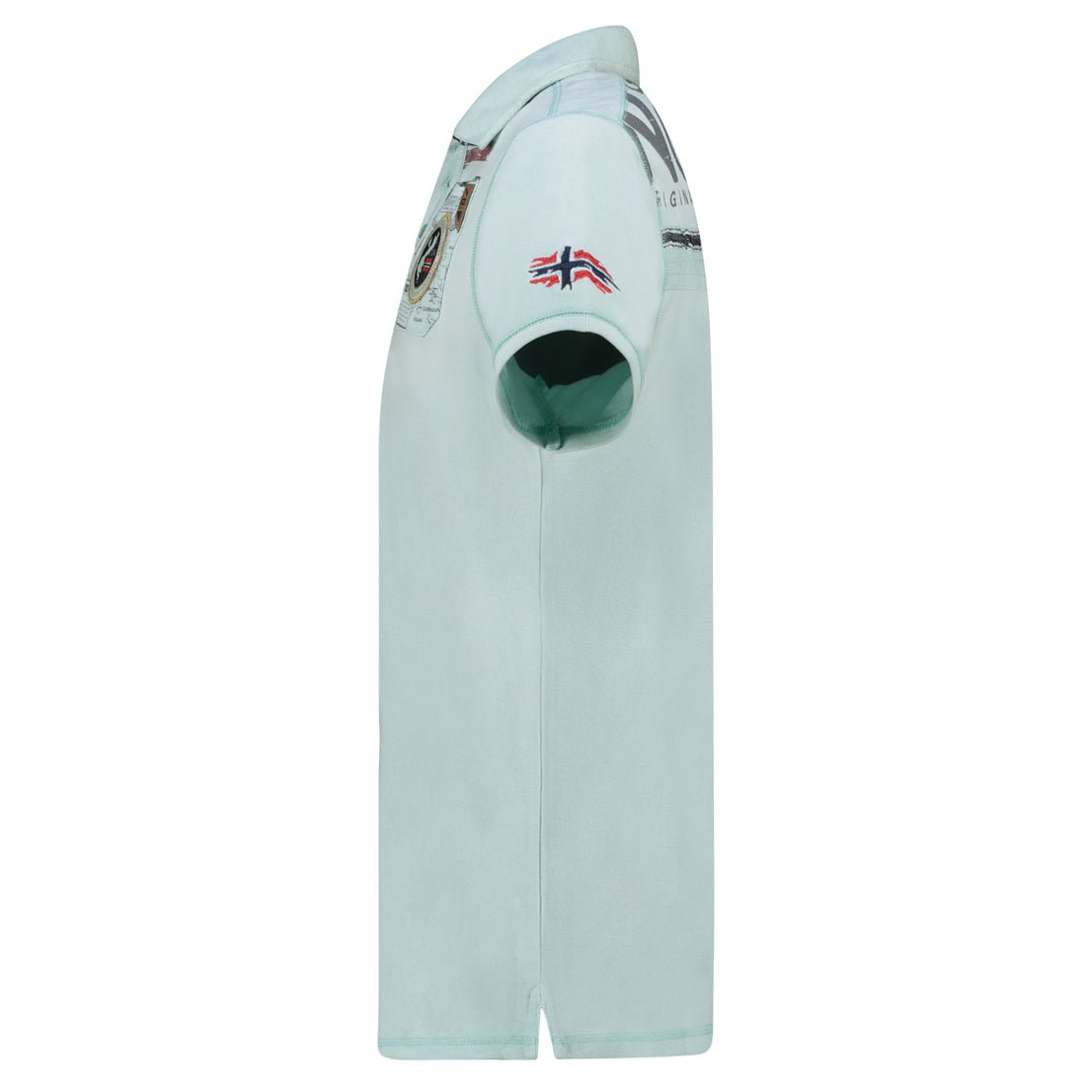 Geographical Norway KIMAC Homme - Polo Manches Courtes 100% Coton - Geographical Norway - S Menthe