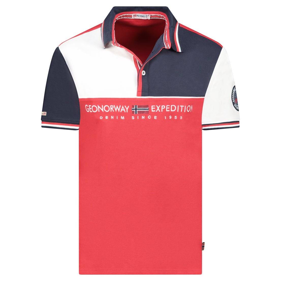 Geographical Norway ográfica KONDO Hombre - Polo Manga Corta 100% Algodón - Geographical Norway KONDO_MEN_MARINE_S_SDB-KONDO_MEN_BLANC_S_SDB-KONDO_MEN_MARINE_SDB-KONDO_MEN_BLANC_M_SDB-KONDO_MEN_MARINE_L_SDB-KONDO_MEN_BLANC_L_SDB-KONDO_MEN_MARINE_XL_SDB-KONDO_MEN_BLANC_XL_SDB-KONDO_MEN_MARINE_XXL_SDB-KONDO_MEN_BLANC_XXL_SDB