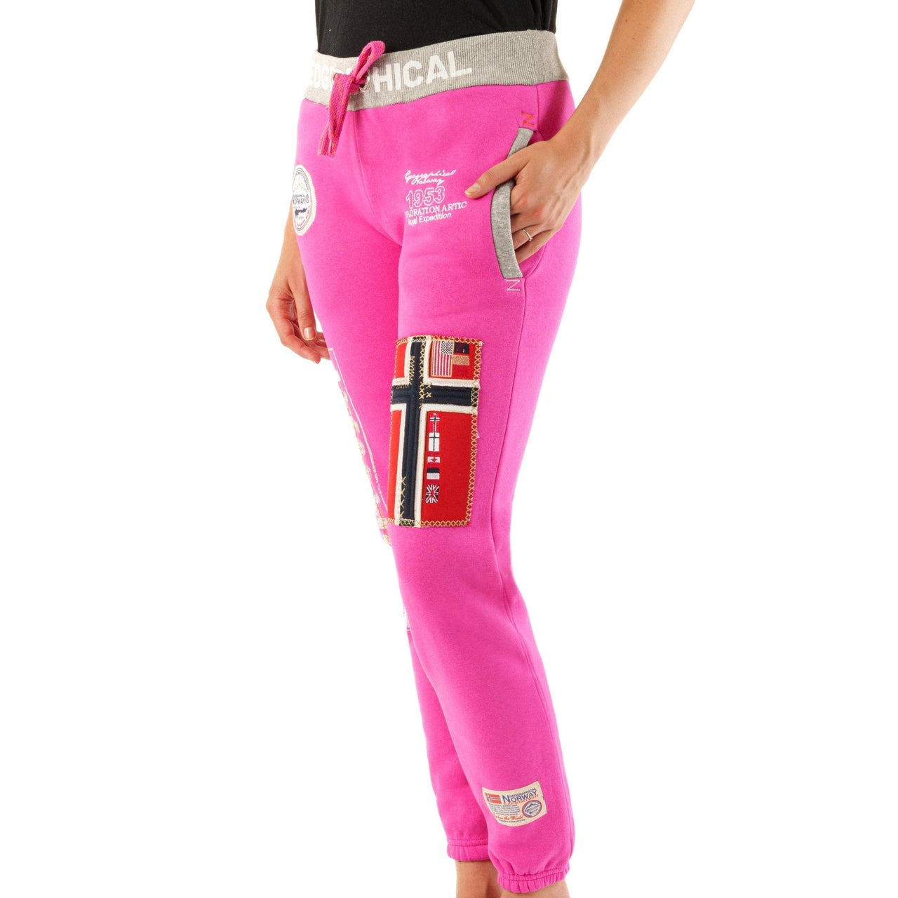 Geographical Norway Myer Femme - Pantalon de jogging bas resserré - Geographical Norway MYER_LADY_GRIS_CLAIR_S_EO_SDB-MYER_LADY_GRIS_CLAIR_M_EO_SDB-MYER_LADY_GRIS_CLAIR_L_EO_SDB-MYER_LADY_GRIS_CLAIR_XL_EO_SDB-MYER_LADY_GRIS_CLAIR_XXL_EO_SDB-MYER_LADY_NOIR_S_EO_SDB-MYER_LADY_NOIR_M_EO_SDB-MYER_LADY_NOIR_L_EO_SDB-MYER_LADY_NOIR_XL_EO_SDB-MYER_LADY_NOIR_XXL_EO_SDB