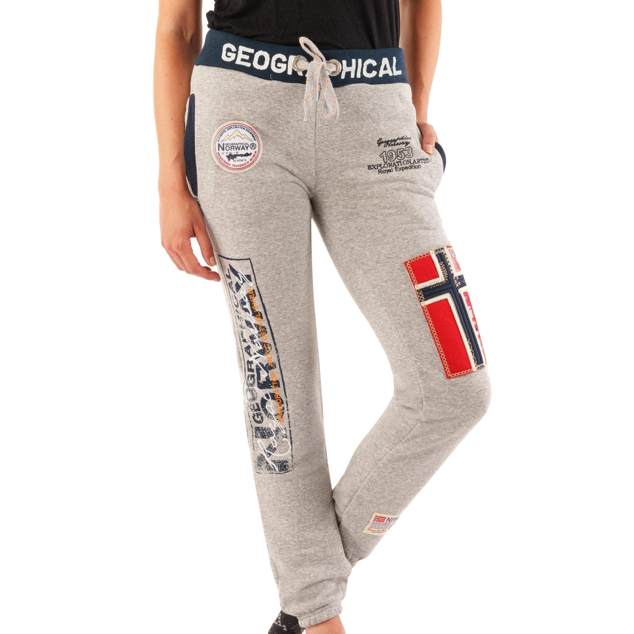 Geographical Norway Myer Women - Low-rise jogging pants - Geographical Norway MYER_LADY_GRIS_CLAIR_S_EO_SDB-MYER_LADY_GRIS_CLAIR_M_EO_SDB-MYER_LADY_GRIS_CLAIR_L_EO_SDB-MYER_LADY_GRIS_CLAIR_XL_EO_SDB-MYER_LADY_GRIS_CLAIR_XXL_EO_SDB-MYER_LADY_NOIR_S_EO_SDB-MYER_LADY_NOIR_M_EO_SDB-MYER_LADY_NOIR_L_EO_SDB-MYER_LADY_NOIR_XL_EO_SDB-MYER_LADY_NOIR_XXL_EO_SDB