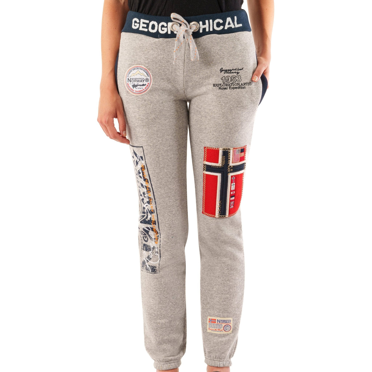 Geographical Norway Myer Femme - Pantalon de jogging bas resserré - Geographical Norway MYER_LADY_GRIS_CLAIR_S_EO_SDB-MYER_LADY_GRIS_CLAIR_M_EO_SDB-MYER_LADY_GRIS_CLAIR_L_EO_SDB-MYER_LADY_GRIS_CLAIR_XL_EO_SDB-MYER_LADY_GRIS_CLAIR_XXL_EO_SDB-MYER_LADY_NOIR_S_EO_SDB-MYER_LADY_NOIR_M_EO_SDB-MYER_LADY_NOIR_L_EO_SDB-MYER_LADY_NOIR_XL_EO_SDB-MYER_LADY_NOIR_XXL_EO_SDB
