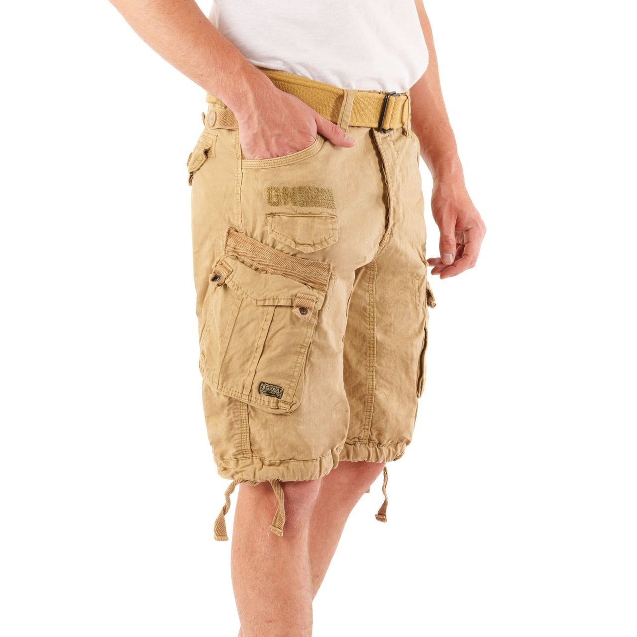 Geographical Norway Geographical Norway Panoramique Homme - Bermudas Beige - Geographical Norway - S Beige