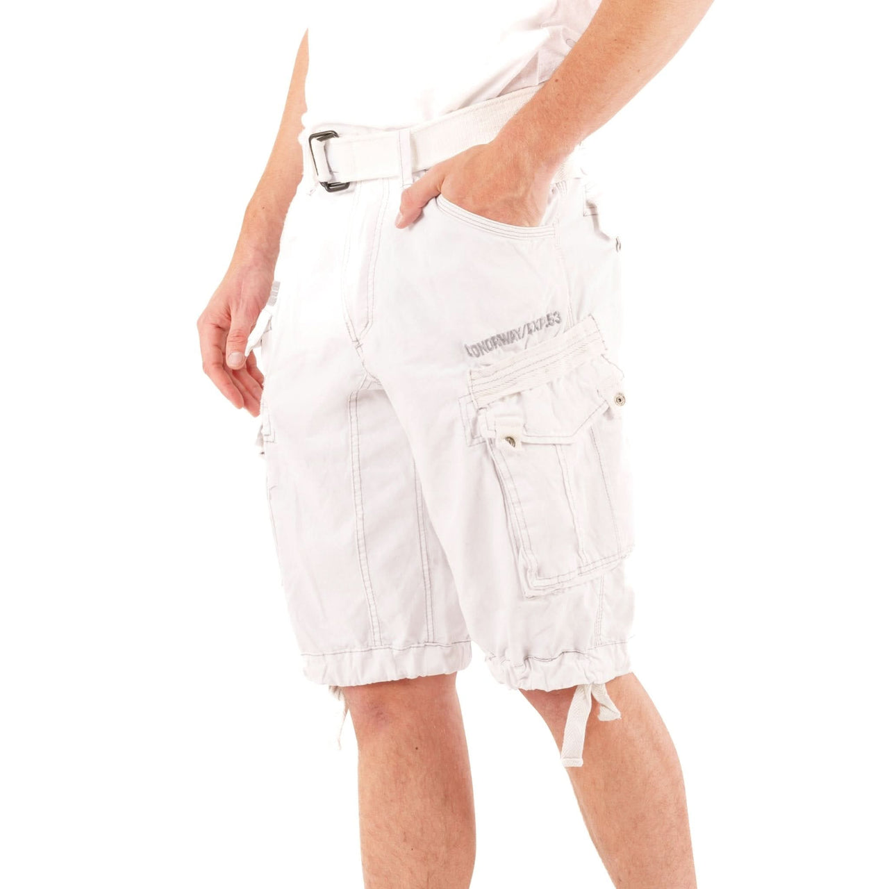 Geographical Norway Panoramique Homme - Bermuda Blanc - Geographical Norway - S Blanc