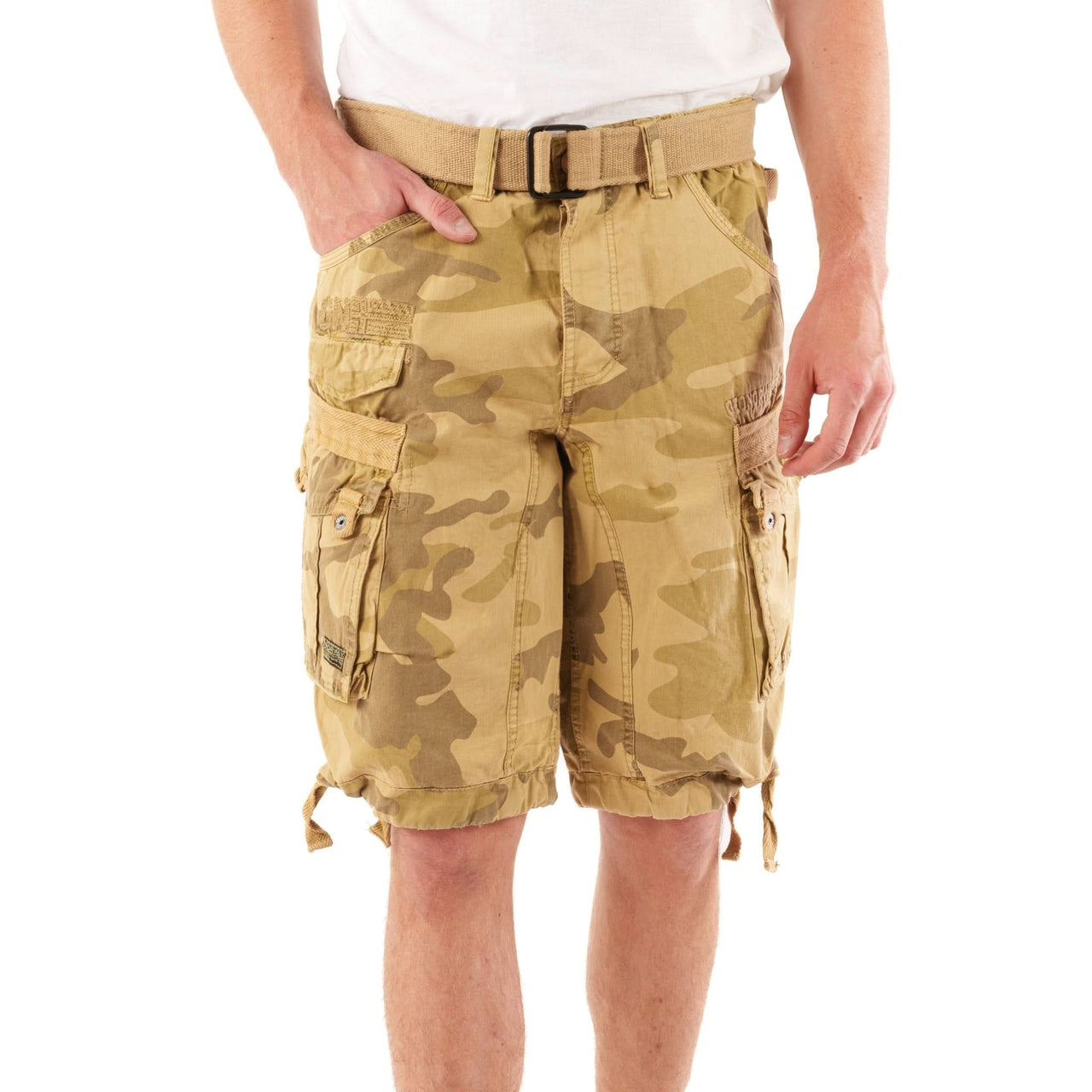 Geographical Norway Panoramique Homme - Bermuda Camo Beige - Geographical Norway - S Camo Beige