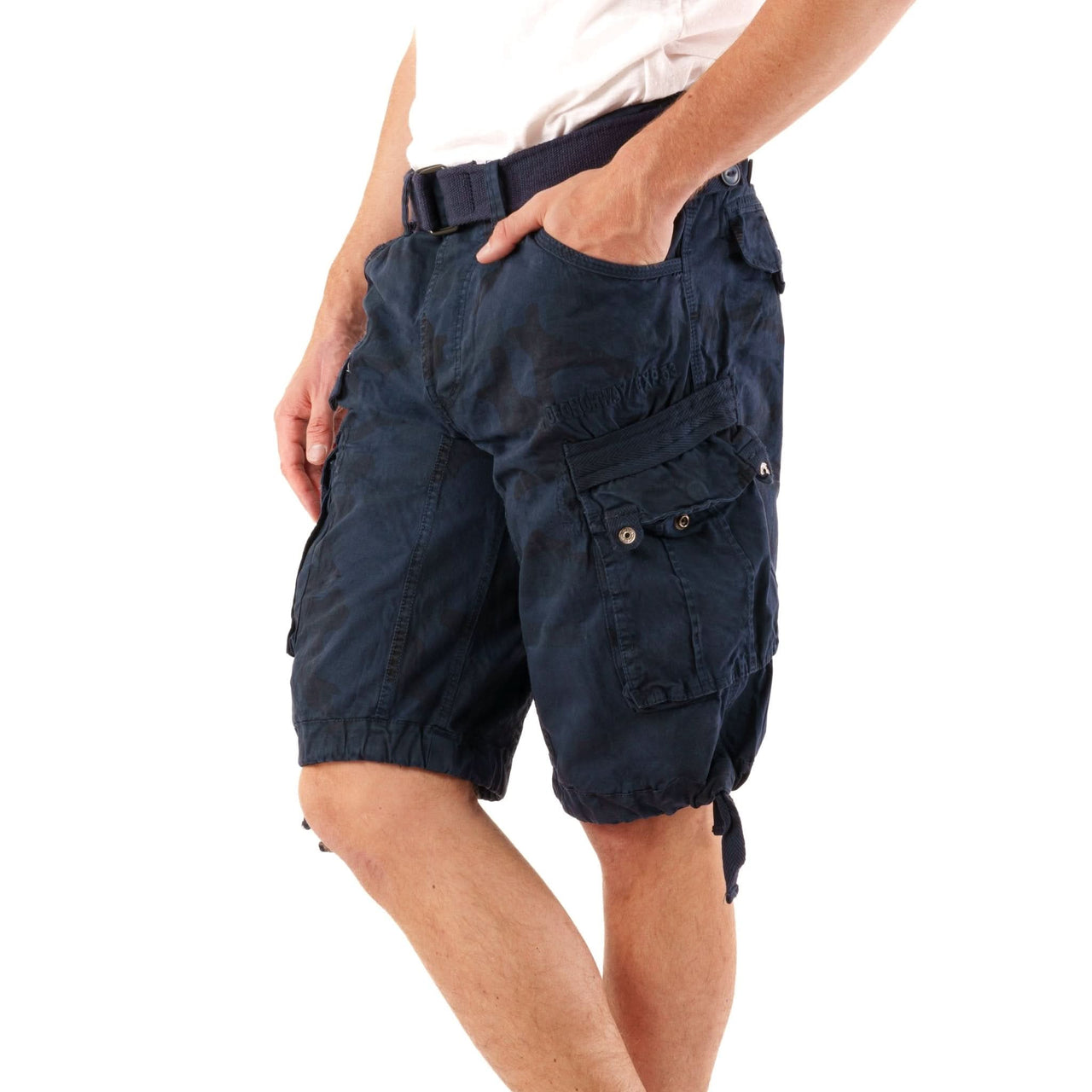 Geographical Norway Panoramique Homme - Bermuda Camo Marine - Geographical Norway - S Camo Marine