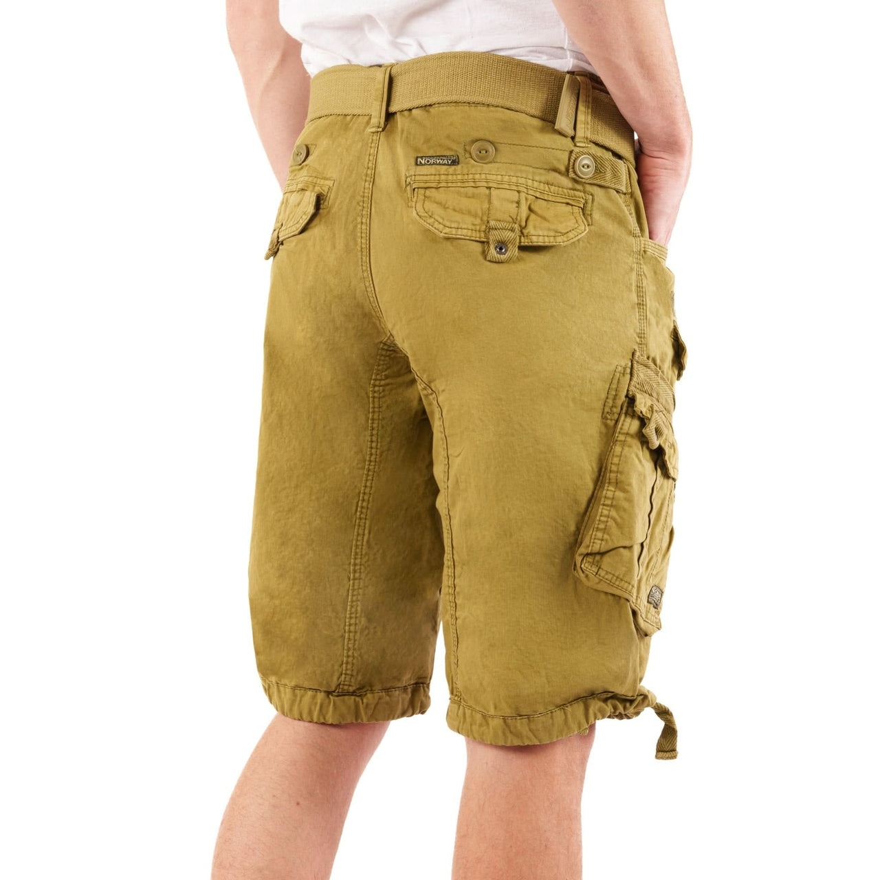 Geographical Norway Geographical Norway Panoramique Homme Mastic - Bermudas lavadas Mastic - Geographical Norway - S Mastic