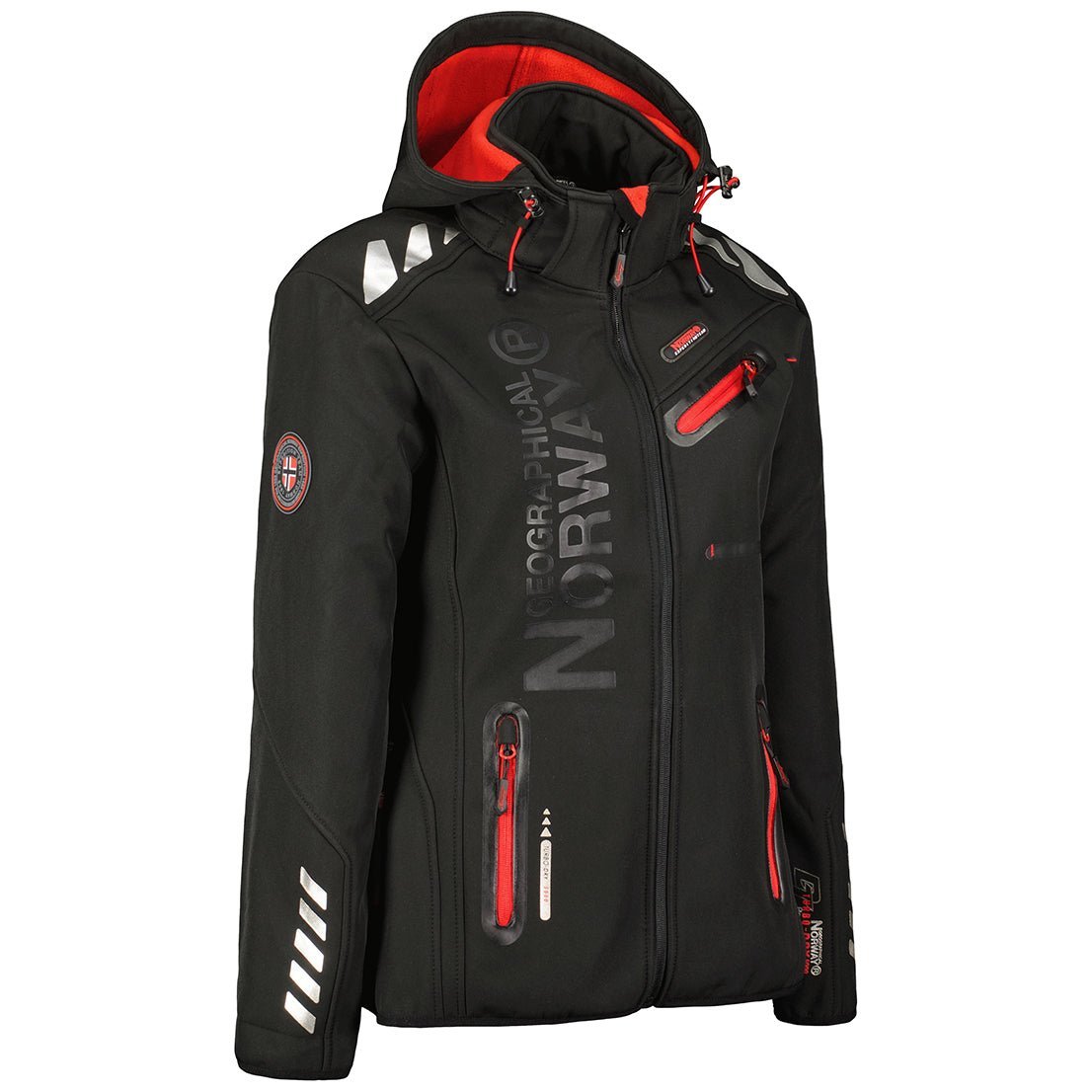 Geographical Norway Reine Femme - Softshell - Geographical Norway - S Black Red