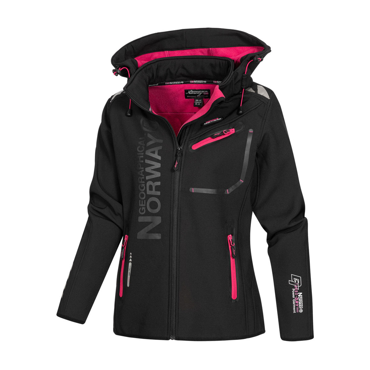 Geographical Norway Reine Femme - Softshell - Geographical Norway - S Black Pink