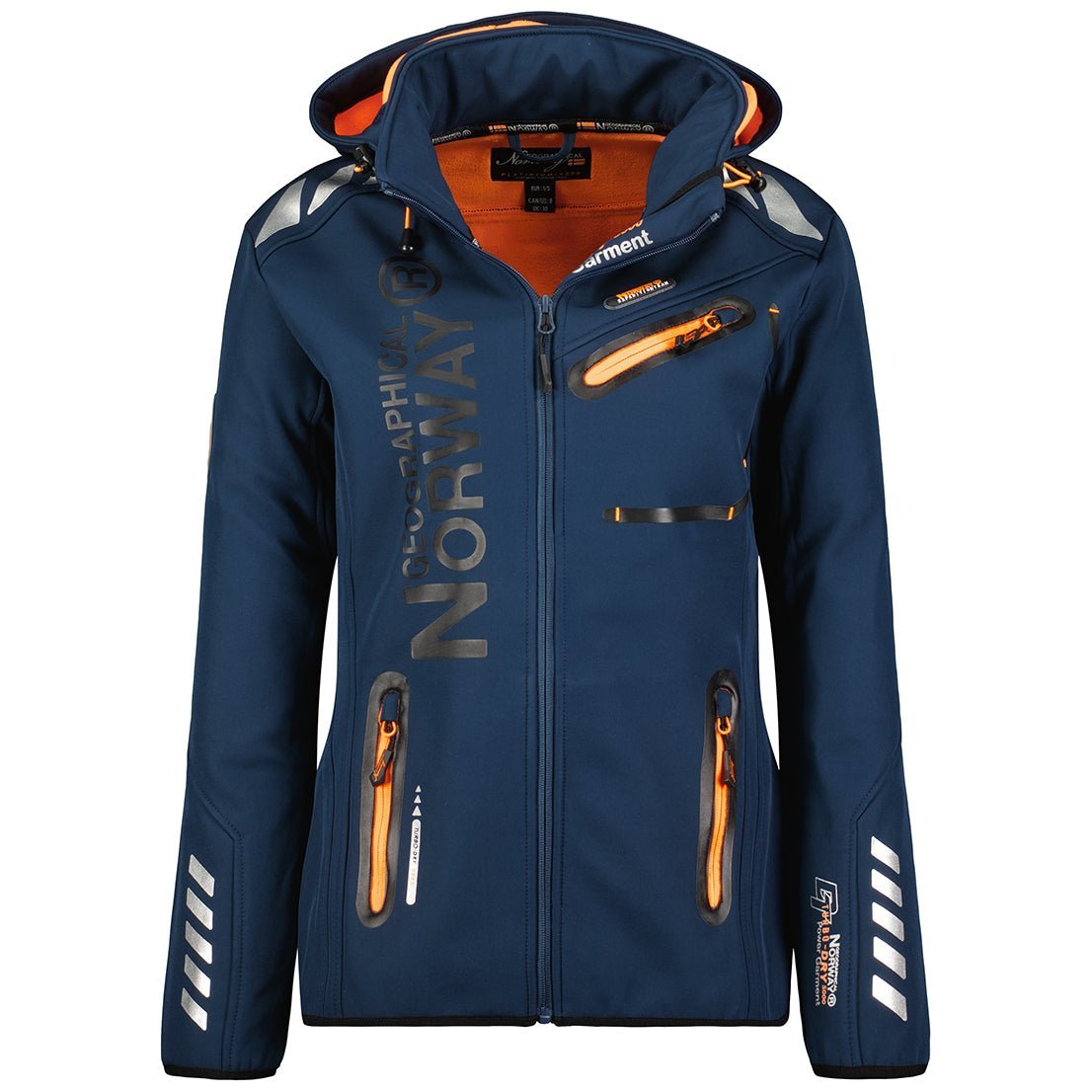 Geographical Norway Reine Femme - Softshell - Geographical Norway - S Marine Orange