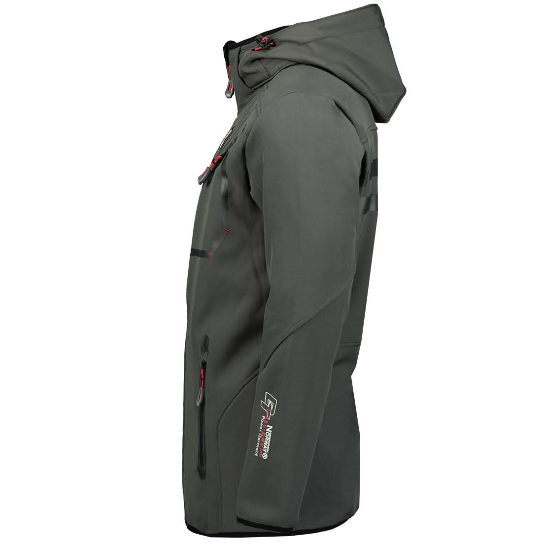 Geographical Norway Royaute Homme - Softshell Gris Foncé Noir - Geographical Norway - S Gris Foncé Noir