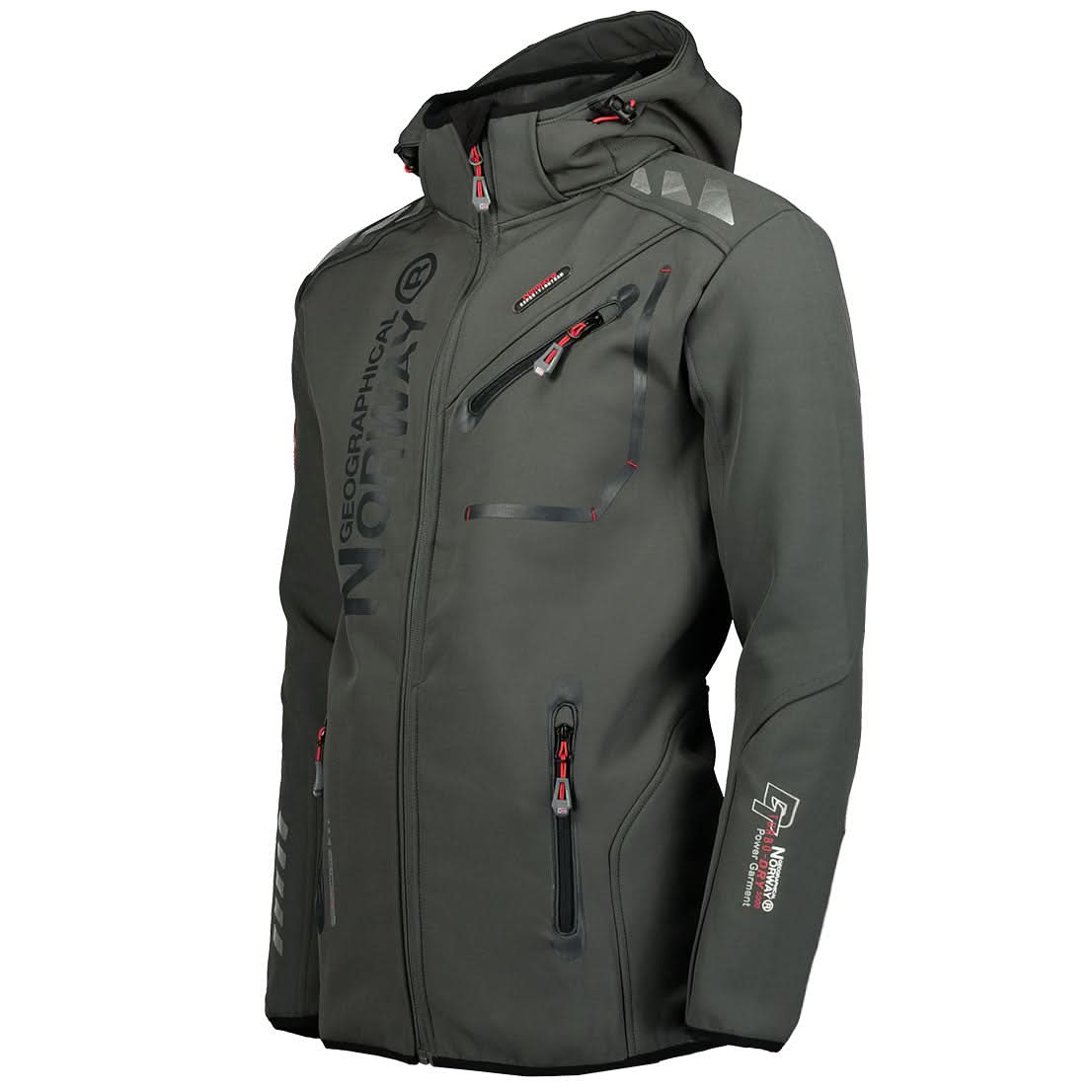 Geographical Norway Royaute Homme - Softshell Dark Grey Black - Geographical Norway - S Dark Grey Black
