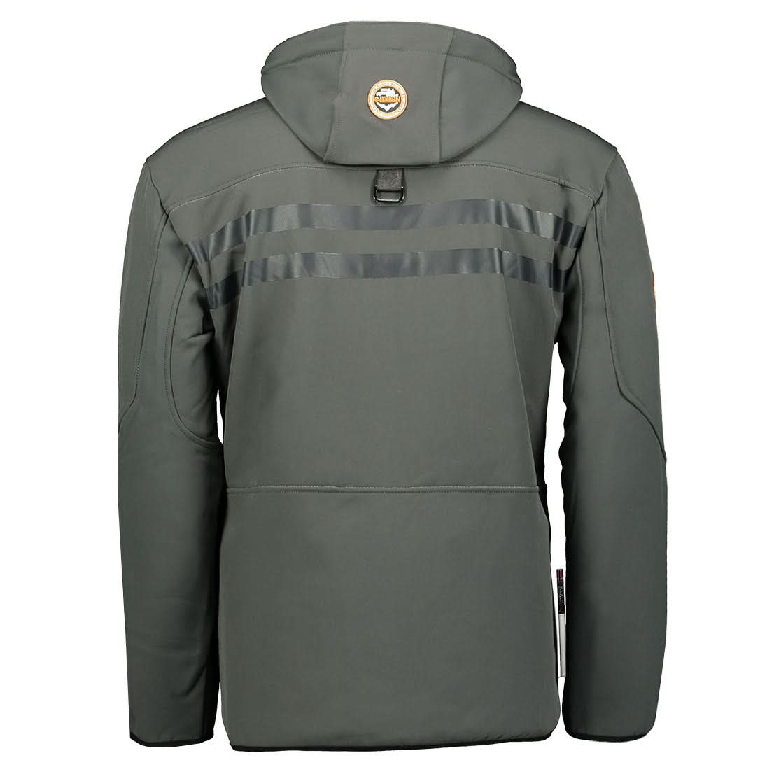 Geographical Norway Royaute Homme - Softshell Gris Foncé Orange - Geographical Norway - S Gris Foncé Orange