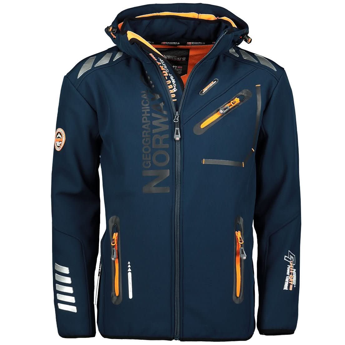 Geographical Norway Royaute Homme - Softshell Marine Orange - Geographical Norway - S Marine orange