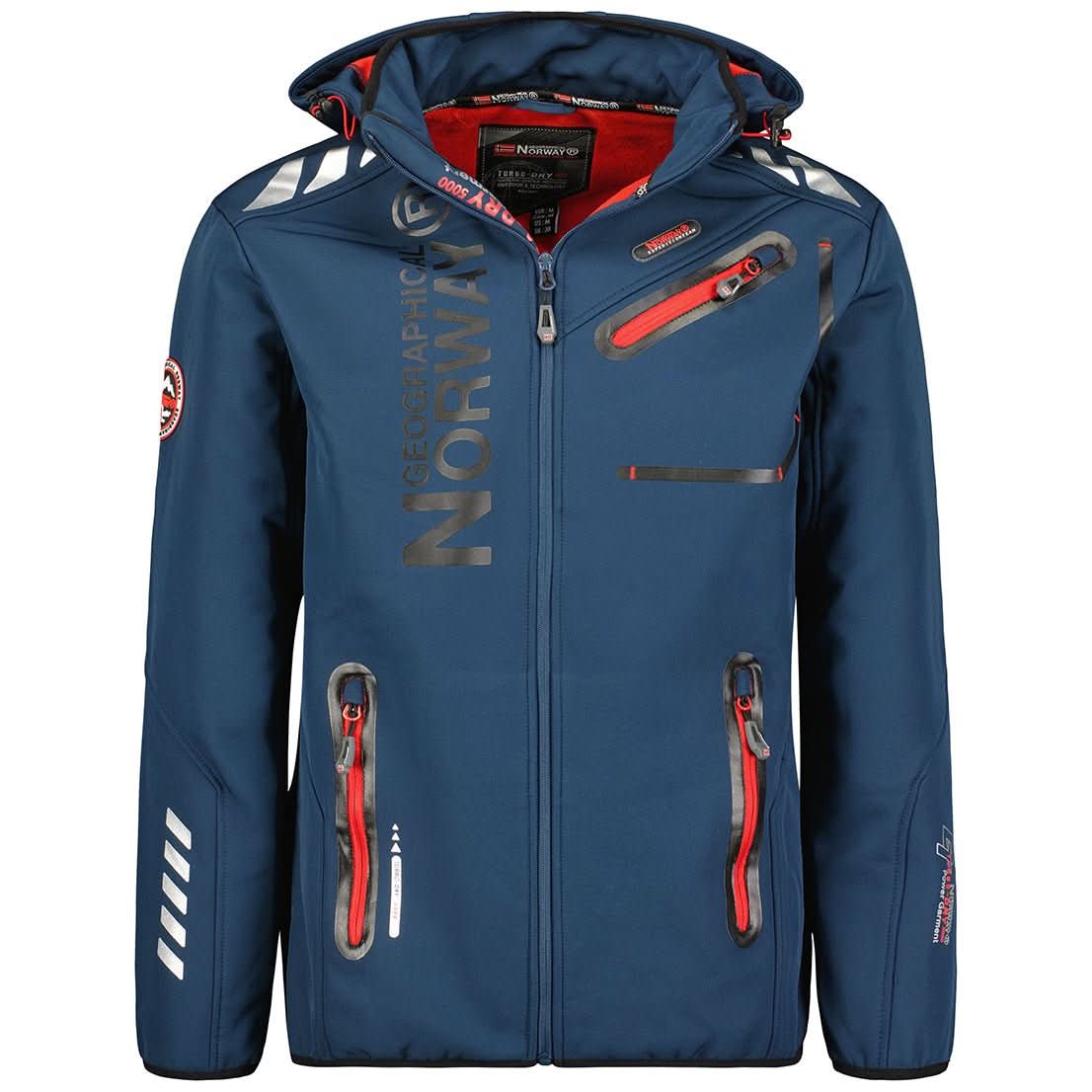 Geographical Norway Royaute Homme - Softshell Marine Rot - Geographical Norway - S Marine Rot