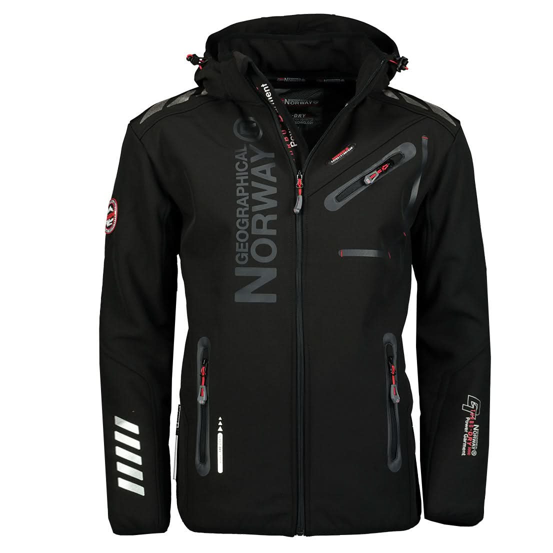 Geographical Norway Royaute Homme - Softshell Schwarz - Geographical Norway - 3XL Schwarz Schwarz