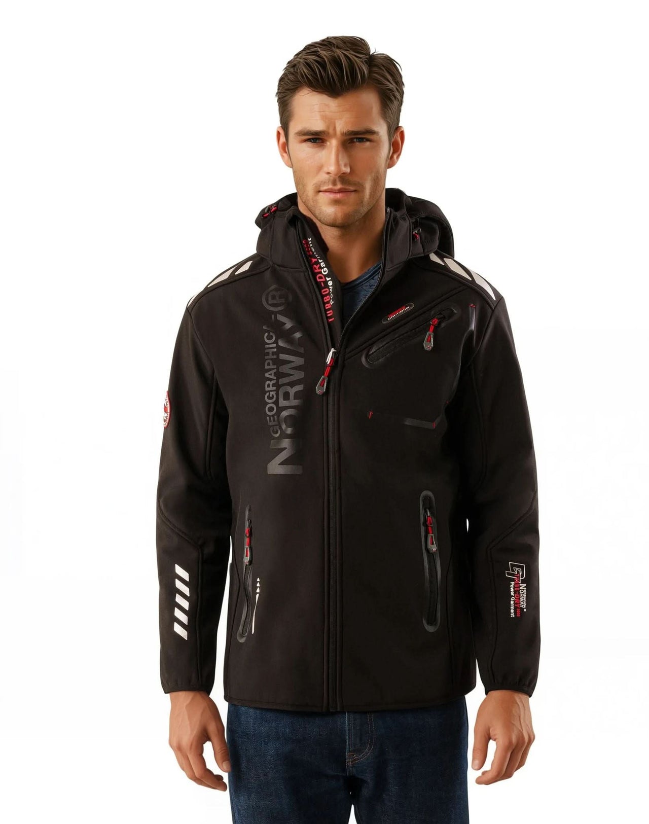 Geographical Norway Royaute Homme - Softshell Noir - Geographical Norway - 3XL Noir Noir