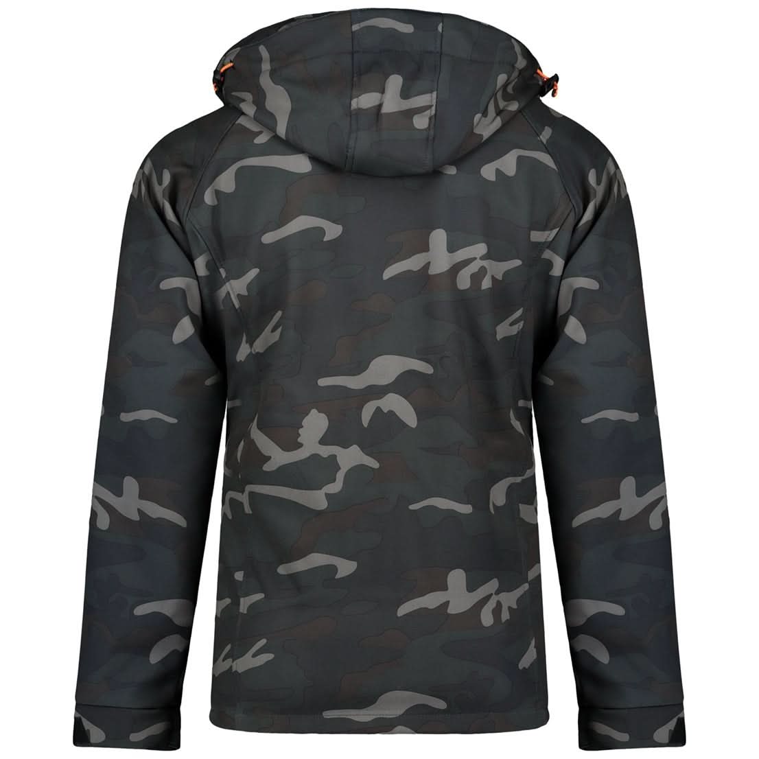 Geographical Norway Taboo Homme - Softshell Camo Schwarz Orange - Geographical Norway - S Camo Schwarz Orange