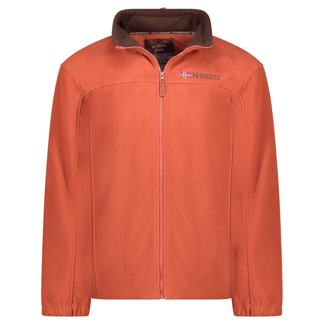 Geographical Norway Tamazonie Homme - Polaire zippée - Geographical Norway - L Rouille