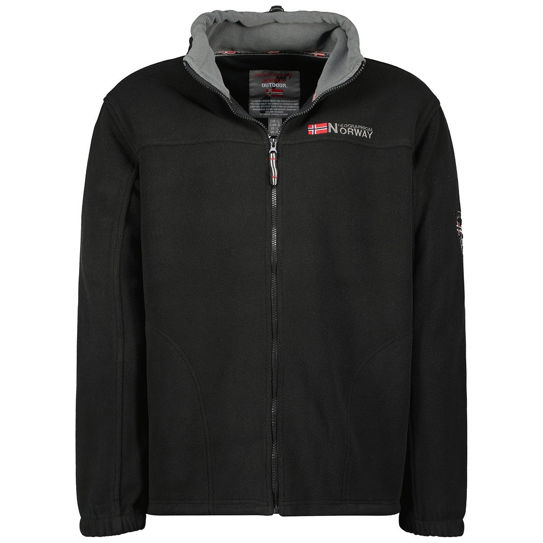 Geographical Geographical Norway Tamazonie Hombre - Forro polar con cremallera - Geographical Norway - S Negro