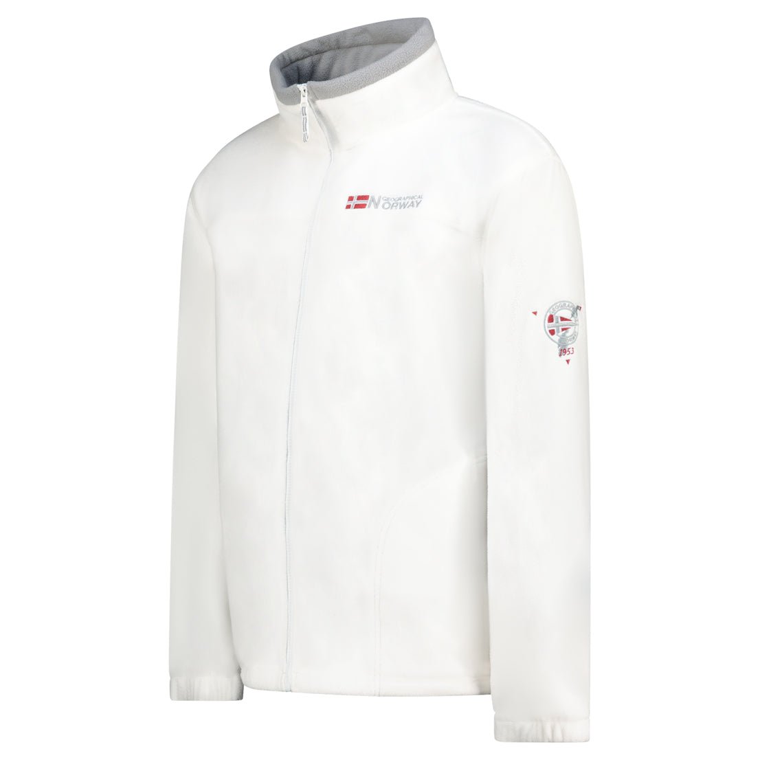 Geographical Norway Tamazonie Man - Zipped fleece - Geographical Norway - L White