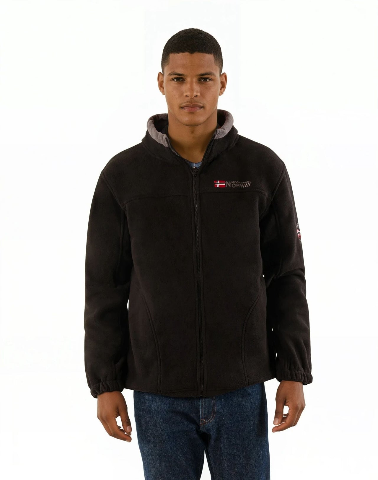 Geographical Norway Tamazonie Homme - Polaire zippée - Geographical Norway - S Noir