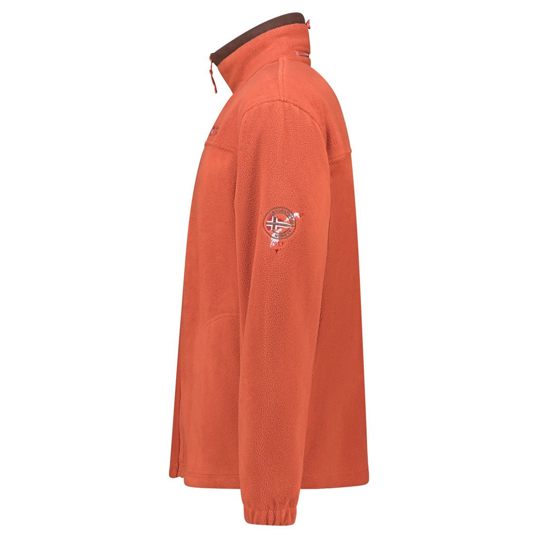 Geographical Norway Tamazonie Uomo - Pile con zip - Geographical Norway - L Rouille