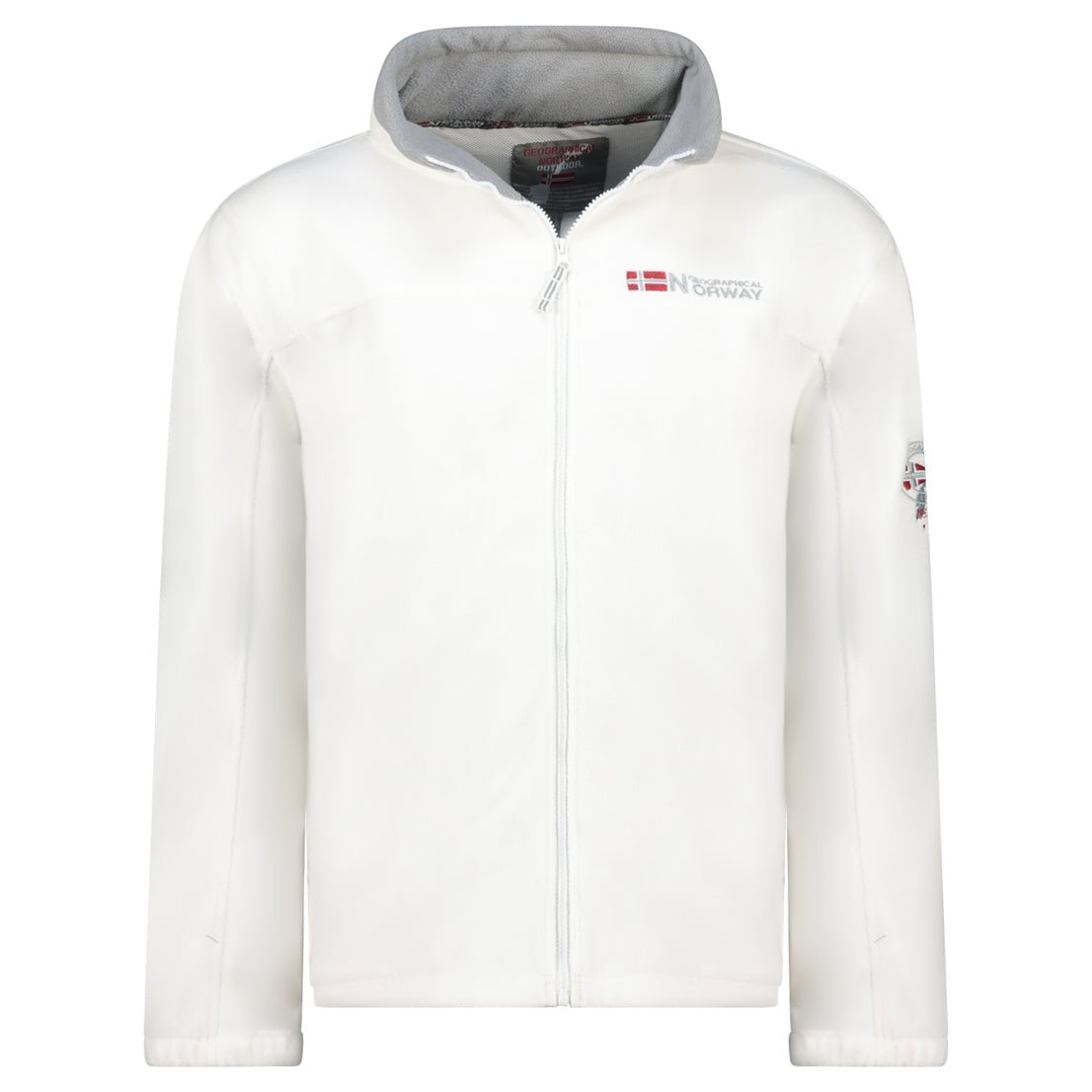 Geographical Geographical Norway Tamazonie Hombre - Forro polar con cremallera - Geographical Norway - L Blanco