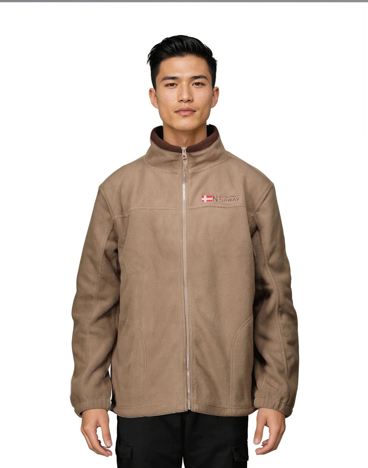 Pile con zip Geographical Norway Tamazonie Uomo - Geographical Norway - L Taupe